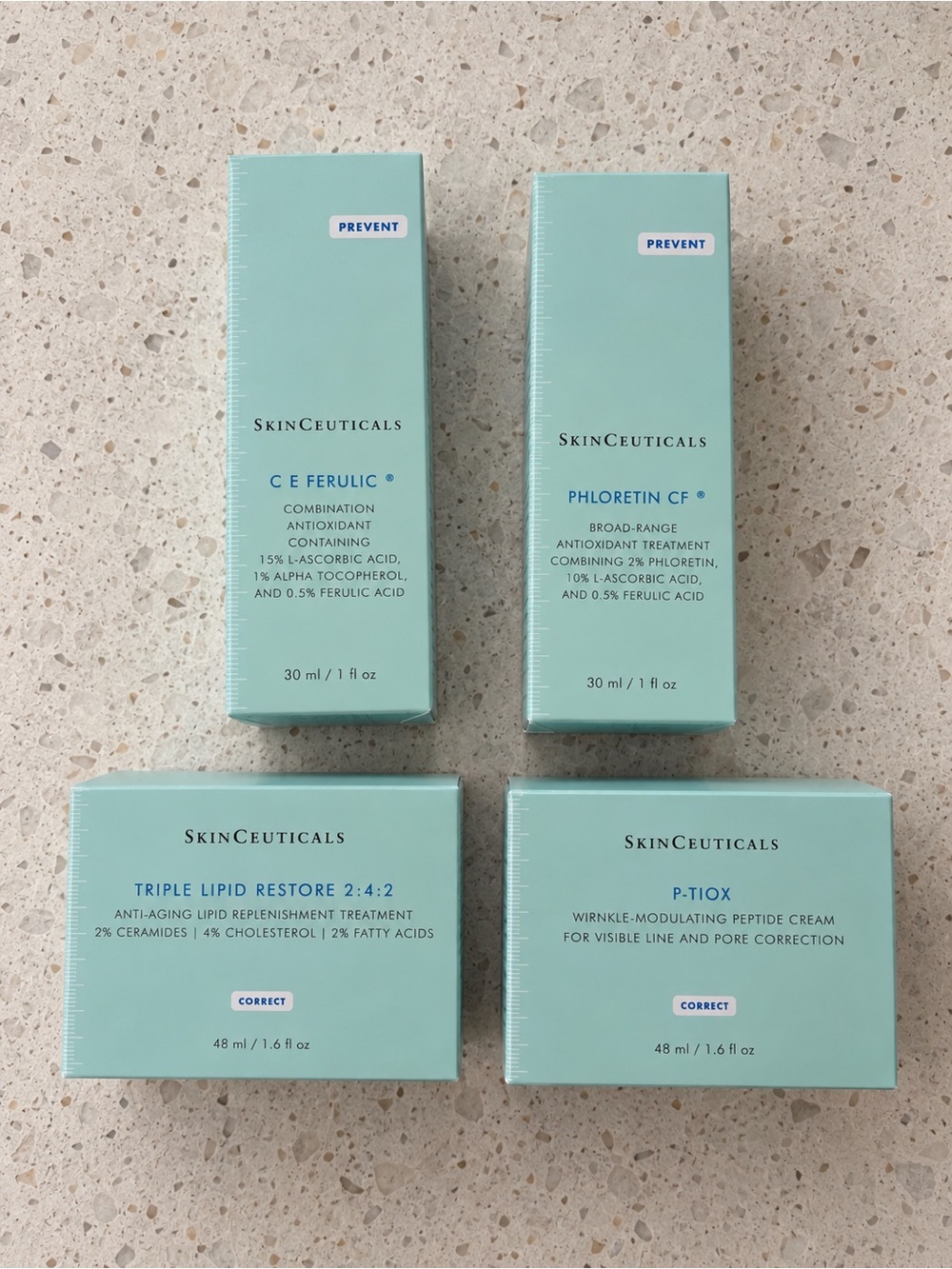 SkinCeuticals Mint Green Skincare Set — Antioxidant & Repair Serums